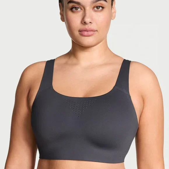 NWOT VICTORIA'S SECRET VSX Featherweight Max™ Sports Bra Gray Grey 32DDD / 32F - Picture 1 of 9